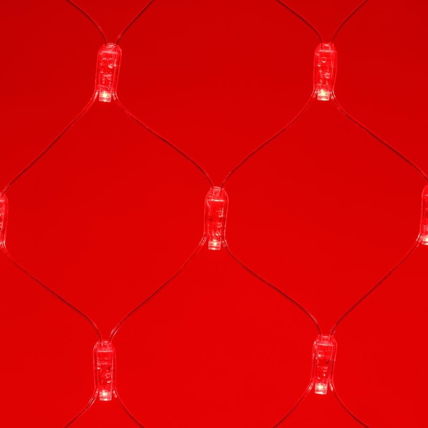 Светодиодная гирлянда ARD-NETLIGHT-CLASSIC-2000x1500-CLEAR-288LED Red (230V, 18W) (Ardecoled, IP65)
