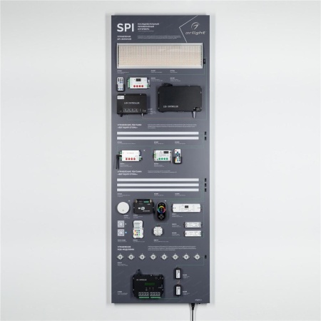 Стенд SPI-S1-1760х600mm (DB 3мм, пленка, лого) (Arlight, -)