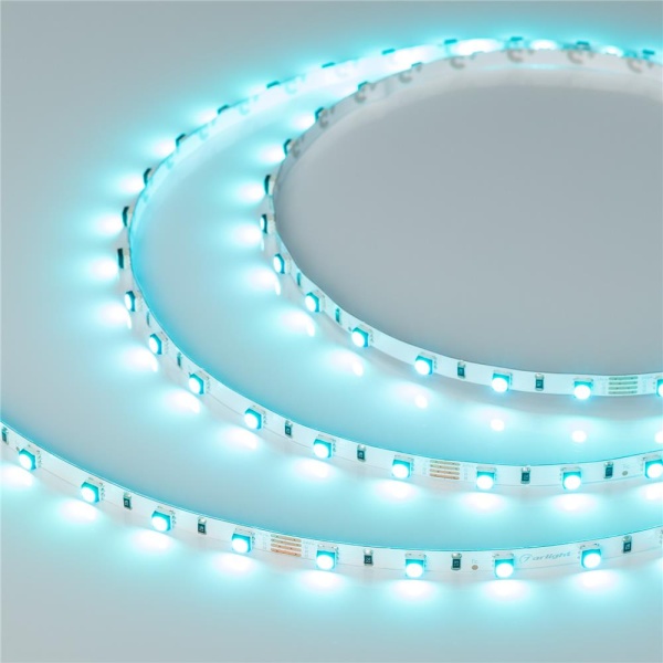 Светодиодная лента MINI-F60-5mm 24V RGB (6 W/m, IP20, 3535, 5m) (Arlight, узкая)