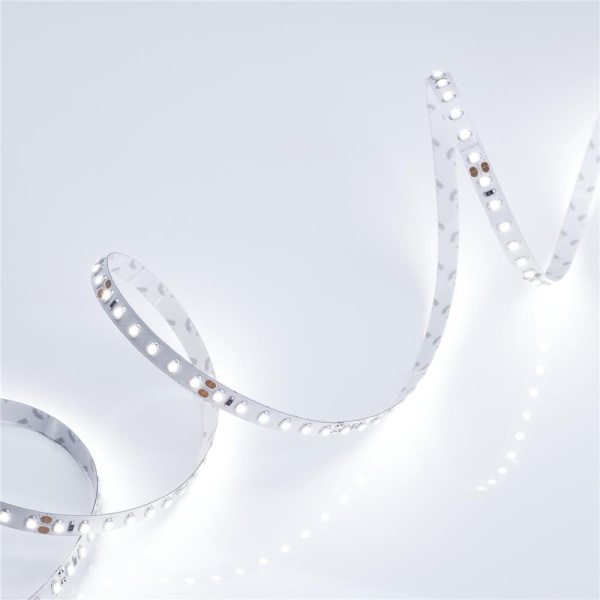 Светодиодная лента RT 2-5000 24V Cool 8K 2x (3528, 600 LED, LUX) (Arlight, 9.6 Вт/м, IP20)
