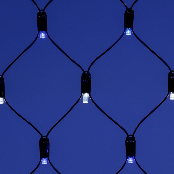 Светодиодная гирлянда ARD-NETLIGHT-CLASSIC-2500x2500-BLACK-432LED White/Blue (230V, 26W) (Ardecoled, IP65)