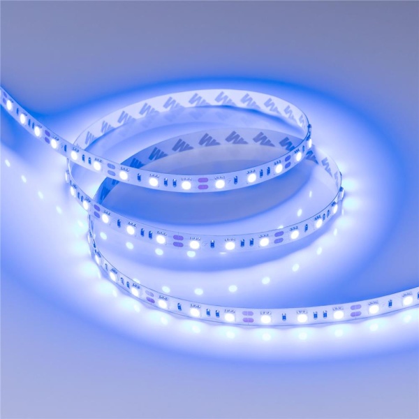 Светодиодная лента RT-B60-10mm 12V Blue (14.4 W/m, IP20, 5060, 5m) (Arlight, Открытый)