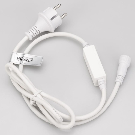 Шнур питания ARD-CLASSIC-FLASH-1.5M White (230V, 1.6A) (Ardecoled, Закрытый)