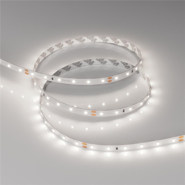Светодиодная лента RT-A60-8mm 24V Day5000 CRI98 (7.2 W/m, IP20, 2835, 5m) (Arlight, Открытый)