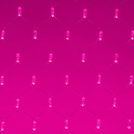 Светодиодная гирлянда ARD-NETLIGHT-CLASSIC-2000x1500-CLEAR-288LED Pink (230V, 18W) (Ardecoled, IP65)