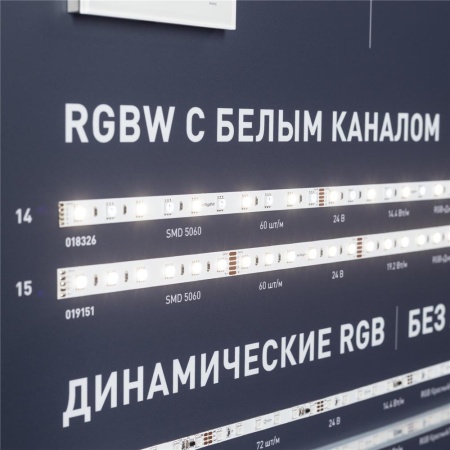 Стенд Ленты Мультицветные RGB RT-LUX-E4-1760x600mm (v.2, DB 3мм, пленка, подсветка) (Arlight, -)