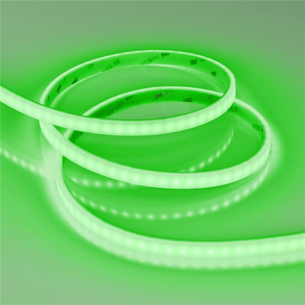 Светодиодная лента герметичная RTW-PSW-A120-10mm 24V Green (9.6 W/m, IP67, 2835, 5m) (Arlight, 5 лет)