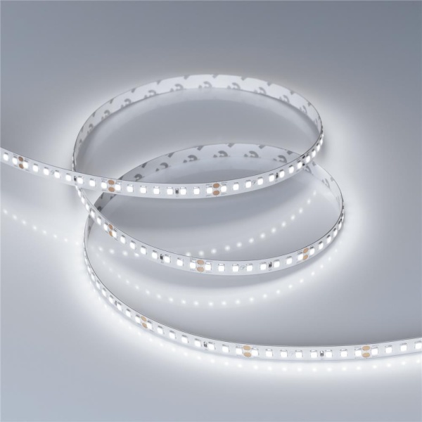 Светодиодная лента RT-A160-8mm 24V White6000 (12 W/m, IP20, 2835, 5m) (Arlight, высок.эфф.150 лм/Вт)