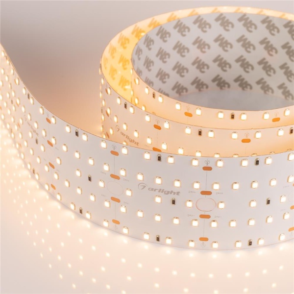 Светодиодная лента S2-2500 24V Warm 2700K 59mm (2835, 420 LED/m, LUX) (Arlight, 30 Вт/м, IP20)