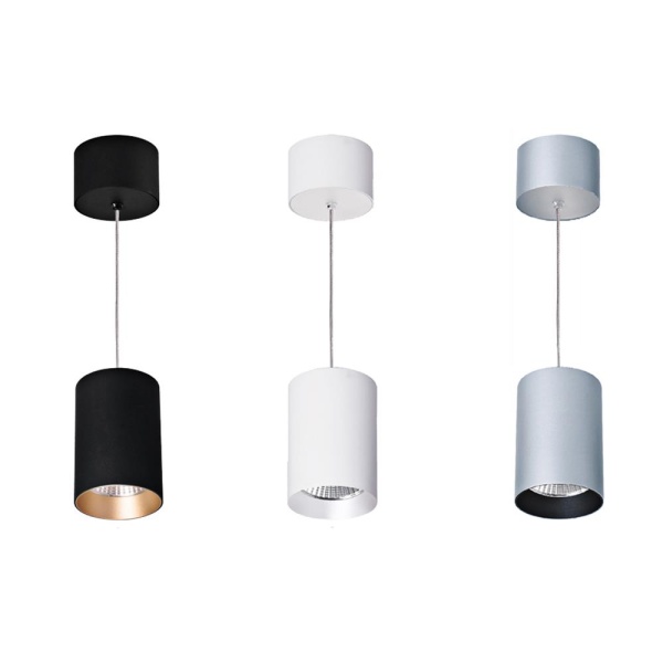 Светильник подвесной SP-POLO-R85-2-15W Day White 40deg (Black, Black Ring) (Arlight, IP20 Металл, 3 года)
