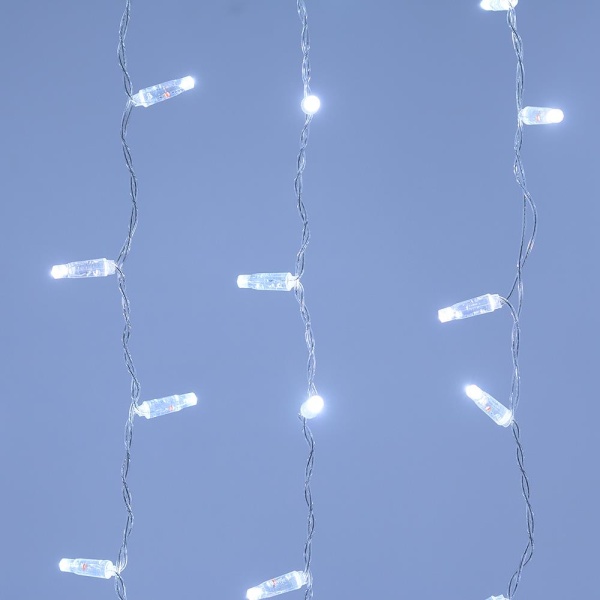 Светодиодная гирлянда ARD-CURTAIN-CLASSIC-2000x9000-CLEAR-2200LED White (230V, 120W) (Ardecoled, IP65)