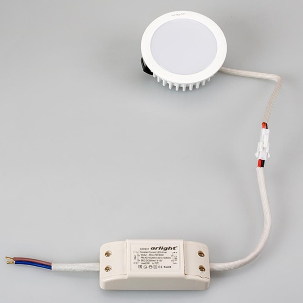 Светодиодный светильник LTM-R70WH-Frost 4.5W White 110deg (Arlight, IP40 Металл, 3 года)