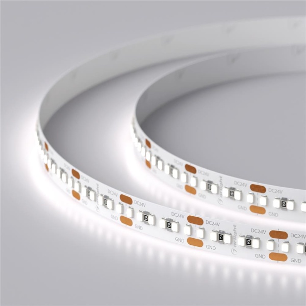 Светодиодная лента MICROLED-M300-8mm 24V White6000 (8 W/m, IP20, 2216, 5m) (Arlight, Открытый)