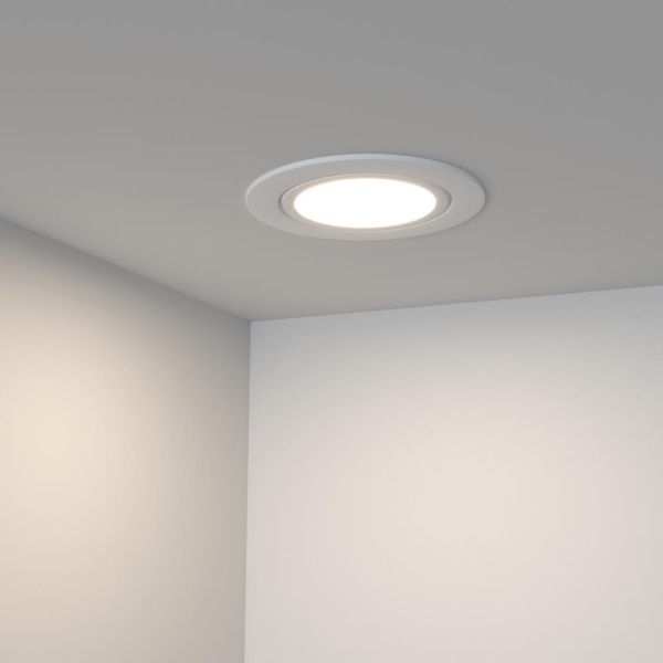 Светодиодный светильник LTM-R60WH-Frost 3W Warm White 110deg (Arlight, IP40 Металл, 3 года)