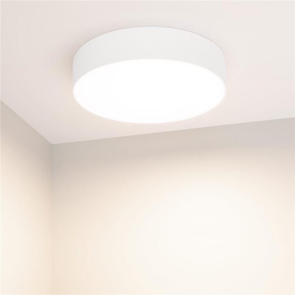 Светильник IM-RONDO-EMERGENCY-3H-R250-33W Warm3000 (WH, 120 deg, 230V) (Arlight, IP40 Металл, 2 года)