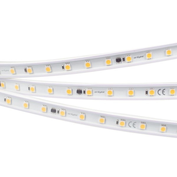 Светодиодная лента герметичная ARL-PV-B54-15.5mm 230V Warm3000 (8 W/m, IP65, 5060, 50m) (Arlight, -)