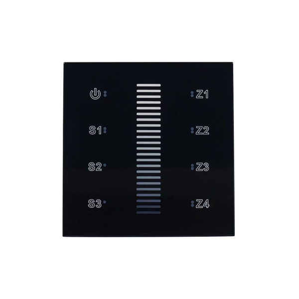 Панель Sens SR-2830A-RF-IN Black (220V,DIM,4 зоны) (Arlight, IP20 Пластик, 3 года)