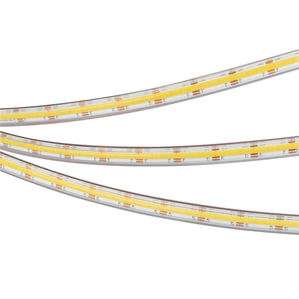 Светодиодная лента герметичная COB-PS-X640-12mm 24V White-MIX (23 W/m, IP67, CSP, 5m) (Arlight, Изменяемая ЦТ)