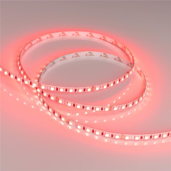 Светодиодная лента RT-G120-5mm 24V RGB (7.5 W/m, IP20, 3838, 5m) (Arlight, узкая)