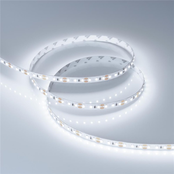 Светодиодная лента RT-A120-8mm 12V Cool 8K (14.4 W/m, IP20, 2835, 5m) (Arlight, Открытый)
