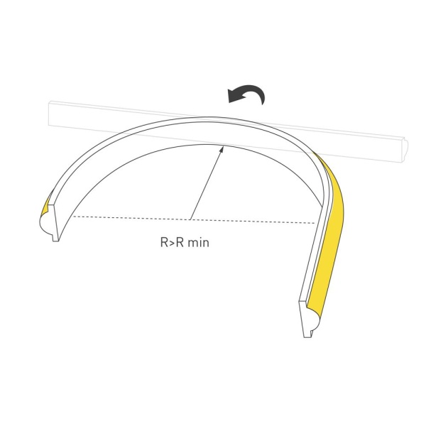 Светодиодная лента герметичная MOONLIGHT-TOP-M280-10x5mm 24V Warm3000 (15 W/m, IP65, 5m, wire x1)  (Arlight, Вывод кабеля прямой)