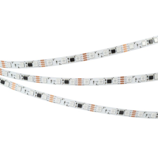 Светодиодная лента SPI-B60-10mm 12V RGB-PX3-BPT (12 W/m, IP20, 5060, 5m) (Arlight, бегущий огонь)
