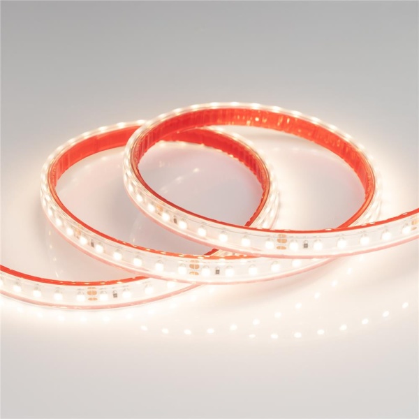 Светодиодная лента герметичная RTW-PS-A120-10mm 24V Warm3000 (9.6 W/m, IP67, 2835, 5m) (Arlight, 9.6 Вт/м, IP67)