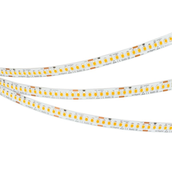 Светодиодная лента UL-A200-10mm 24V White6000 (20 W/m, IP20, 2835, 5m) (Arlight, высок.эфф.150 лм/Вт)