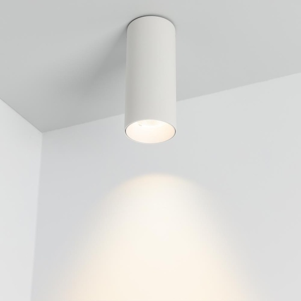 Светильник SP-POLO-SURFACE-R65-8W Warm3000 (WH-WH, 40 deg) (Arlight, IP20 Металл, 5 лет)