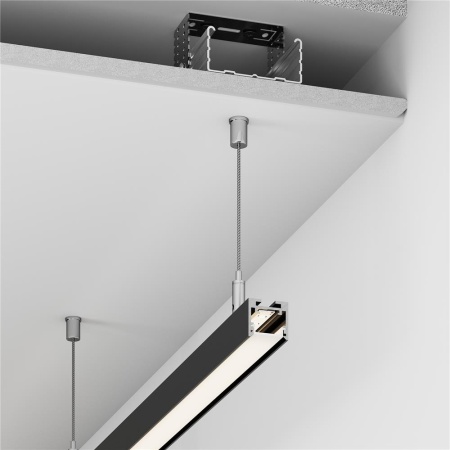 Профиль SL-LINE-2522-2500 BLACK (Arlight, Алюминий)