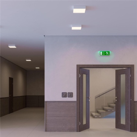 Светильник IM-QUADRO-EMERGENCY-3H-S500x500-54W Warm3000 (WH, 120 deg, 230V) (Arlight, IP40 Металл, 2 года)