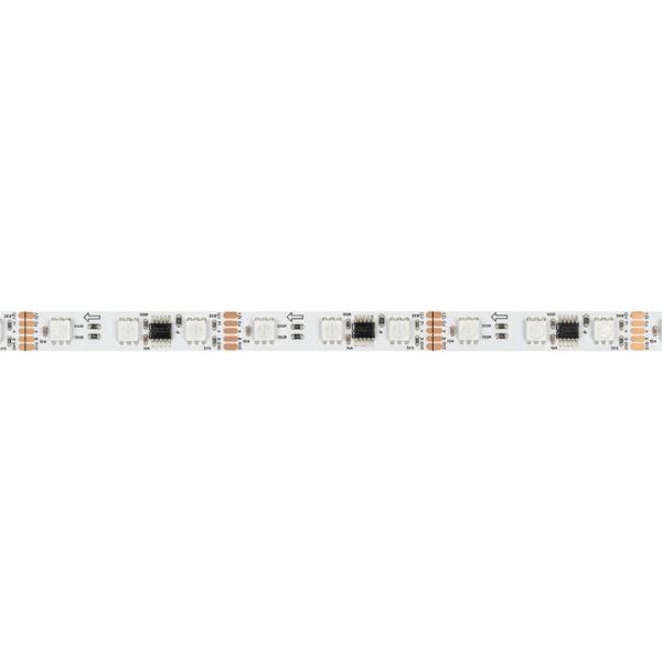 Светодиодная лента DMX-B60-10mm 12V RGB-PX3 (14 W/m, IP20, 5060, 5m) (Arlight, -)