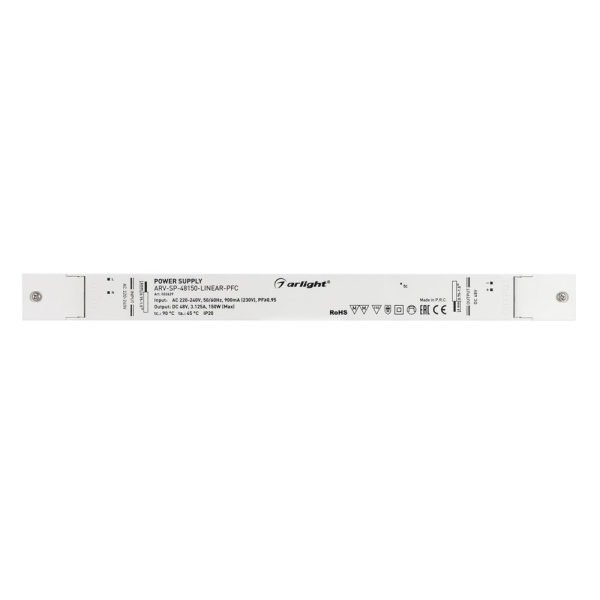 Блок питания ARV-SP-48150-LINEAR-PFC (48V, 3.125A, 150W) (Arlight, IP20 Пластик, 5 лет)