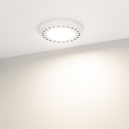 Лампа AR111-UNIT-GU10-15W-DIM Day4000 (WH, 120 deg, 230V) (Arlight, Металл)