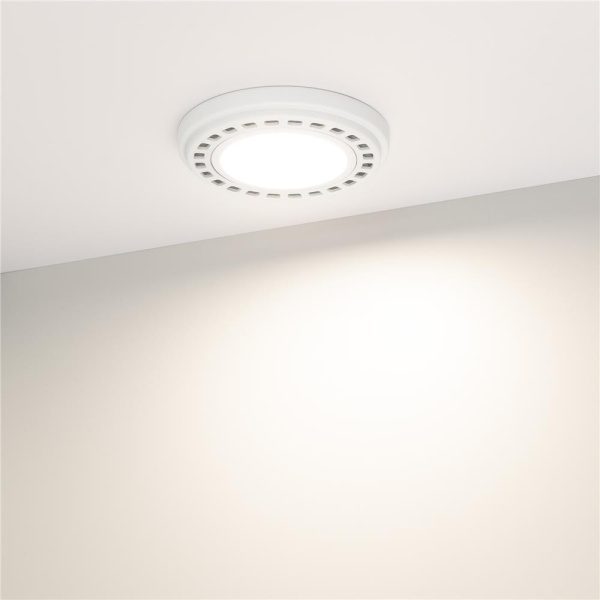 Лампа AR111-UNIT-GU10-15W-DIM Day4000 (WH, 120 deg, 230V) (Arlight, Металл)
