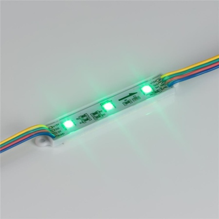 Модуль управляемый SPI-B3 12V RGB-RAM (0.6W, IP66, 120 deg) (Arlight, Пластик, 3 года)