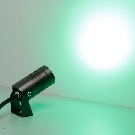 Светильник KT-RAY-COLOR-R42-6W RGB (DG, 25 deg, 12V) (Arlight, IP67 Металл, 3 года)