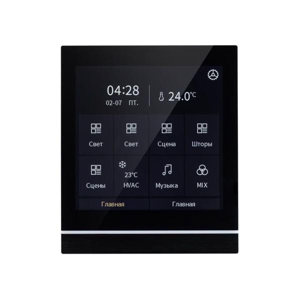 INTELLIGENT ARLIGHT Панель сенсорная KNX-113-40-MULTI-V4-IN (20-30V) (IARL, IP20 Пластик, 2 года)