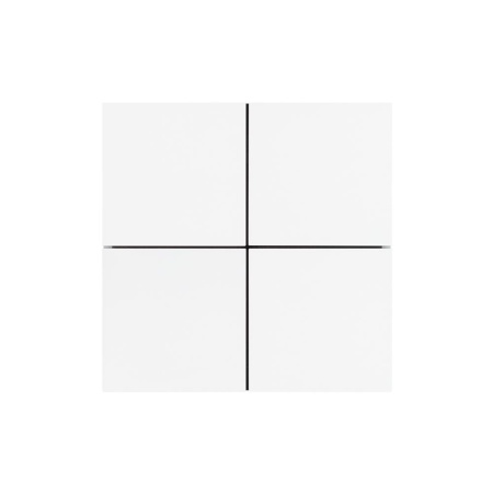 INTELLIGENT ARLIGHT Кнопочная панель KNX-304-23-IN White (BUS, Frameless) (IARL, IP20 Металл, 2 года)
