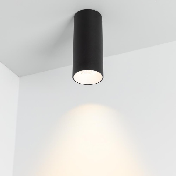 Светильник SP-POLO-SURFACE-R65-8W Warm3000 (BK-WH, 40 deg) (Arlight, IP20 Металл, 5 лет)