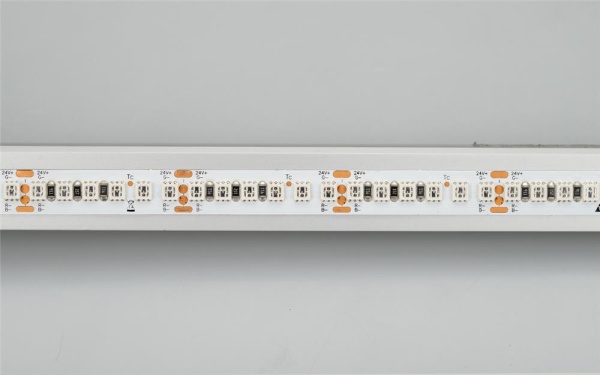 Светодиодная лента RT-G168-10mm 24V RGB (17.3 W/m, IP20, 3838, 5m) (Arlight, Открытый)