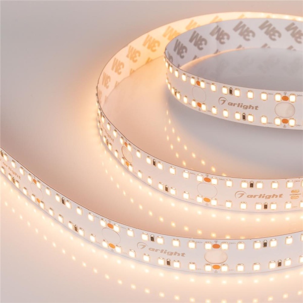Светодиодная лента S2-2500 24V Warm 3000K 20mm (2835, 280 LED/m, LUX) (Arlight, 20 Вт/м, IP20)