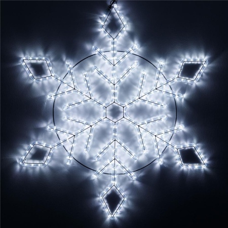 Фигура ARD-SNOWFLAKE-M9-900x900-360LED White (230V, 22W) (Ardecoled, IP65)