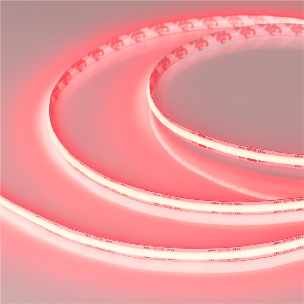 Светодиодная лента COB-5000-CSP-544-24V Red (8mm, 11.5W, IP20) (Arlight, -)