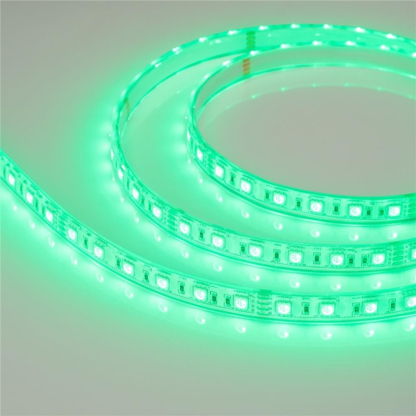 Светодиодная лента герметичная RTW-PU-B60-12.5mm 24V RGB (14.4 W/m, IP68, 5060, 5m) (Arlight, -)