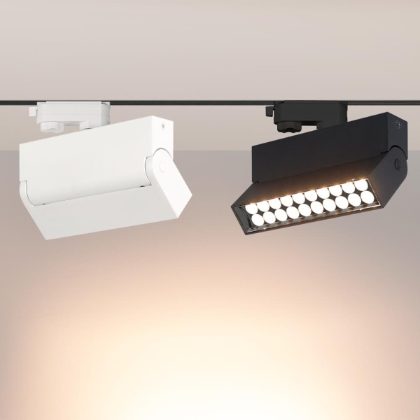 Светильник LGD-LOFT-TRACK-4TR-S170-10W Warm3000 (BK, 24 deg, DALI) (Arlight, IP20 Металл, 3 года)