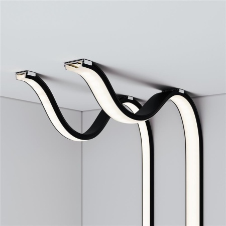 Профиль ARH-BENT-W11-2000 ANOD BLACK (Arlight, Алюминий)