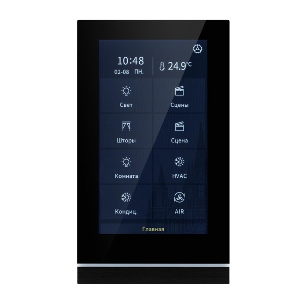 INTELLIGENT ARLIGHT Панель сенсорная KNX-113-51-MULTI-V5-IN (20-30V) (IARL, IP20 Пластик, 2 года)