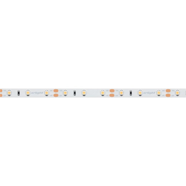 Светодиодная лента RT 2-5000 12V Warm2700 (3528, 300 LED, LUX) (Arlight, 4.8 Вт/м, IP20)