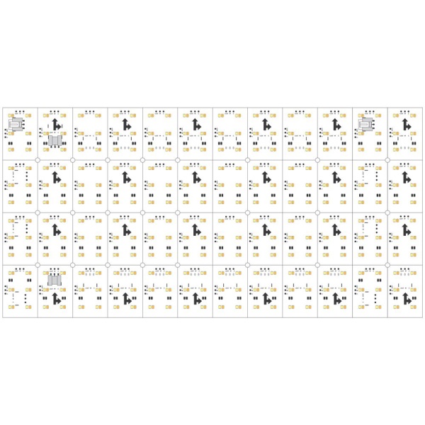 Лист LX-480-2835-576-24V White-MIX CRI90 (240mm, 15W, IP20) (Arlight, -)